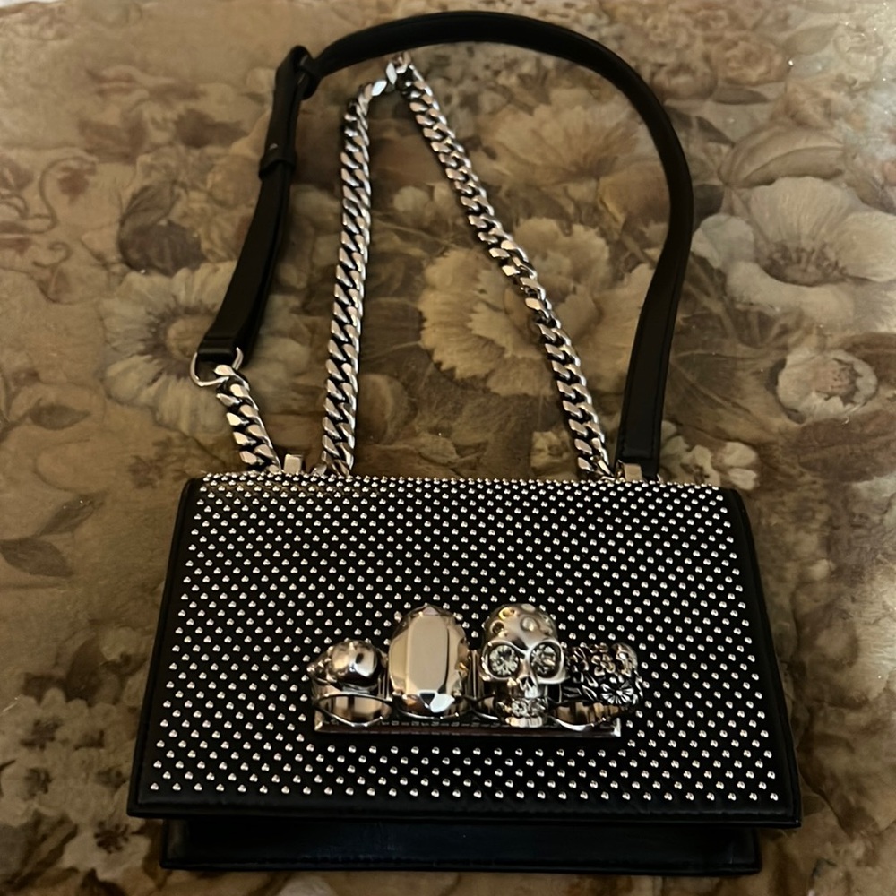 ALEXANDER MCQUEEN JEWELLED SATCHEL